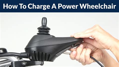 How To Charge An Electric Power Wheelchair Youtube