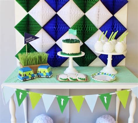 Kara's Party Ideas Preppy Golf Birthday Party | Kara's Party Ideas