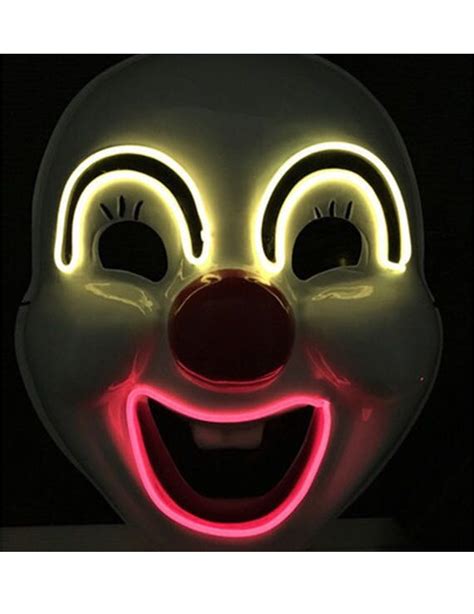 Masque Luxe Led Clown Rigolo Adulte Deguise Toi Achat De Masques