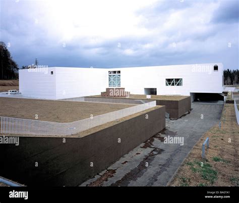 Aomori Museum of Art, Aomori, Japan, Jun Aoki, Aomori museum of art exterior view showing ...