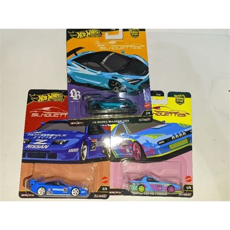 Jual Hot Wheels Premium Dash G Series Silhouettes LB Works McLaren Mazda RX7 Pandem Nissan 300zx