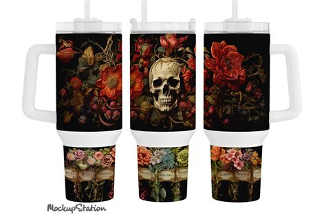 Halloween Oz Quencher Tumbler Wrap Graphic By Mockup Station