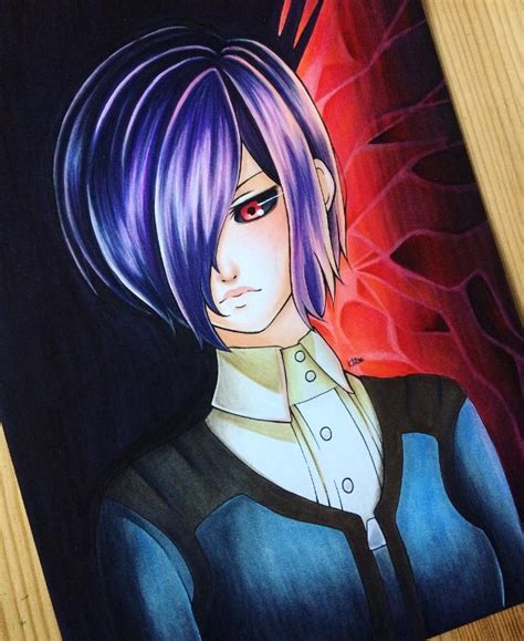 Tokyo Ghoul Drawing Touka 💙 Anime Amino