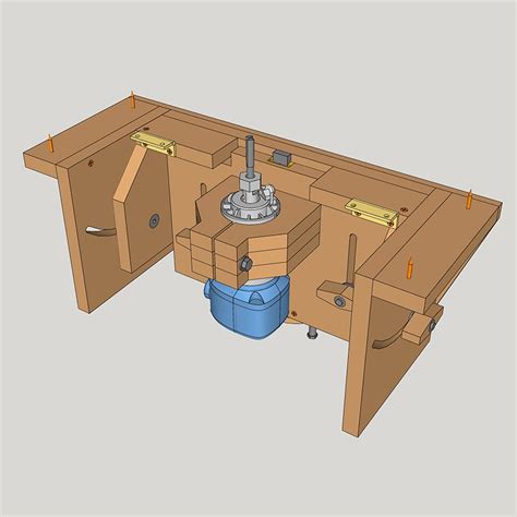 Planos Sistema Elevaci N Basculante Para Fresadora De Mesa Casera