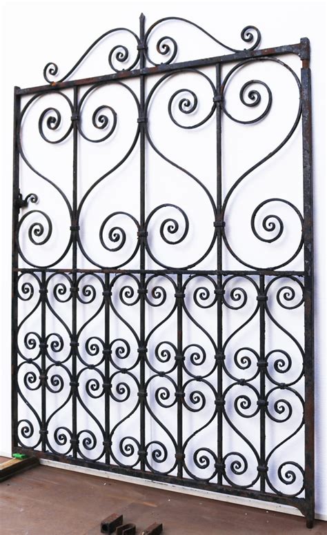 Victorian Style Wrought Iron Pedestrian Gate Uk Architectural Heritage