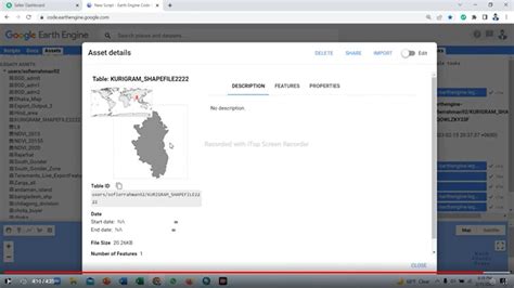 How To Import The Shapefile To Google Earth Engine Asset GEE YouTube