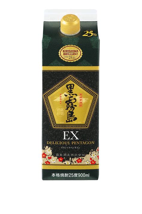 焼酎｜ 霧島酒造 黒霧島ex 芋焼酎 25度 紙パック 900ml 6本 1ケース