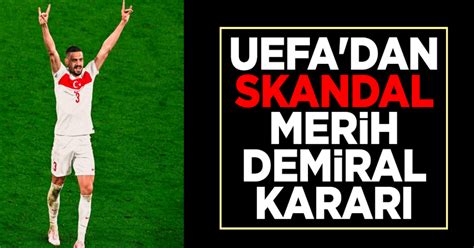 UEFA dan skandal karar Merih Demiral a 2 maç ceza Yeni Akit