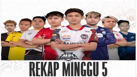 Rekap MPL ID Season 8 Minggu 5 Tim Tim Papan Bawah Mulai Mengancam