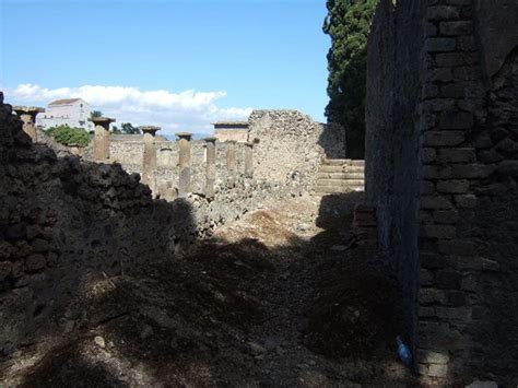 Viii Pompeii September Looking North East Along The Side Of