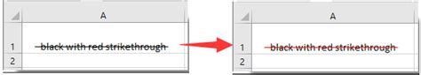 How To Change The Strikethrough Color Without Changing The Color Of The