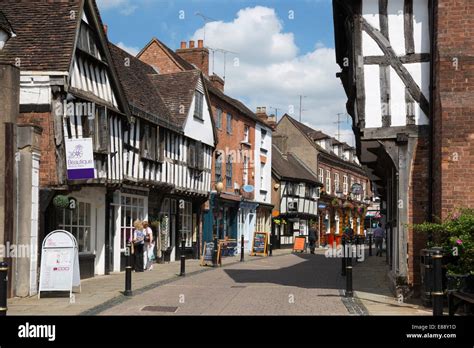 Old Half Timbered Buildings Friar Street Worcester Worcestershire