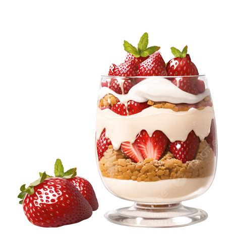 Yogurt Parfait Puffle Food Yogurt Parfait Clipart Tra