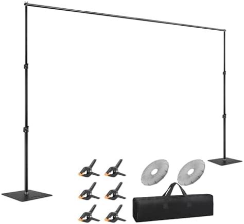 Amazon Emart Heavy Duty Backdrop Stand Ft Height Ft Width