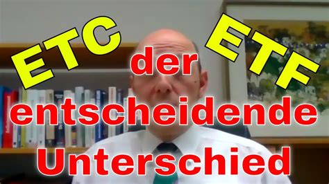 Etf Etc Etn Den Unterschied Musst Du Kennen Youtube