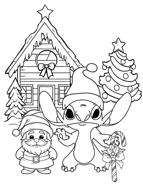 Complete Stitch Christmas Coloring Page