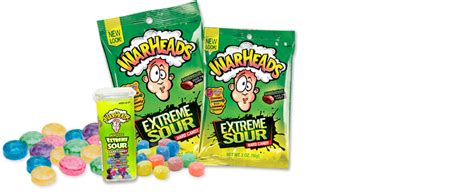 Warheads Extreme Sour Hard Candy Sweets 28g Packet