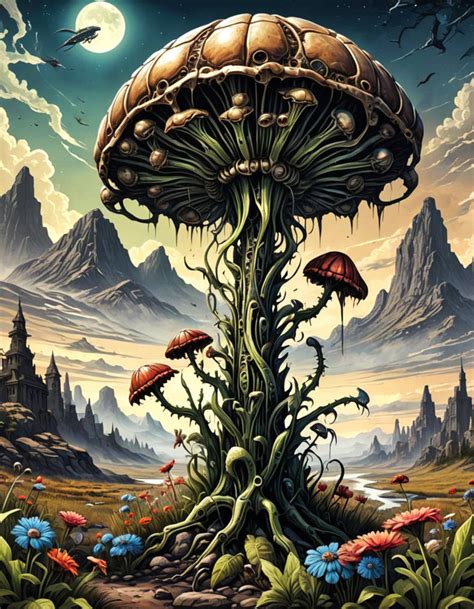 Alien Mashroom By Skyvendik On Deviantart
