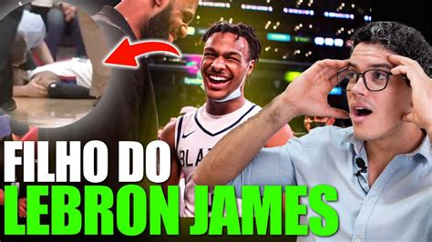 Filho De Lebron James Bronny James Sofre Parada Card Aca Risco Para