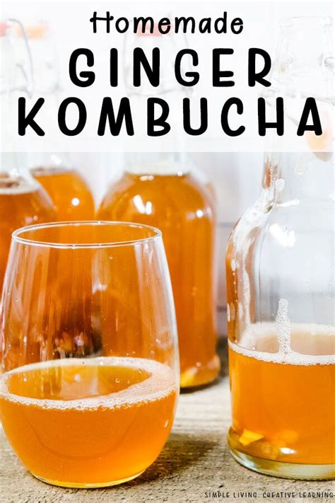 Delicious Ginger Kombucha Recipe