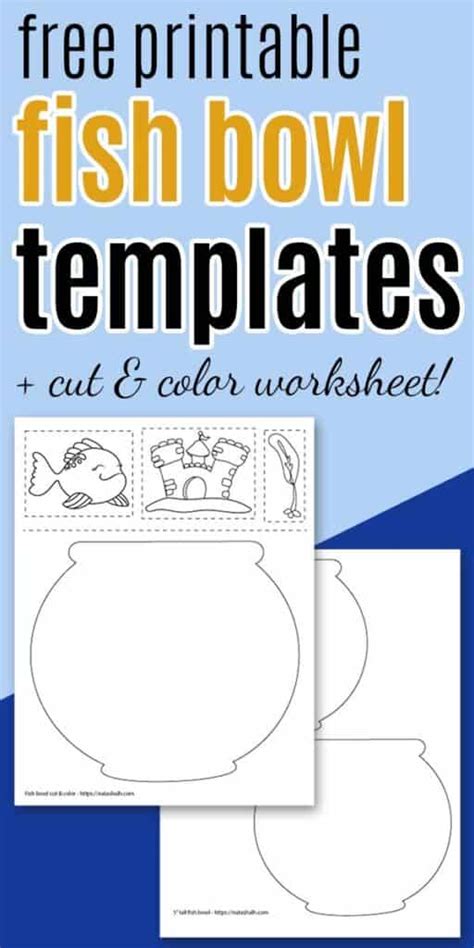 Free Printable Fish Bowl Templates The Artisan Life