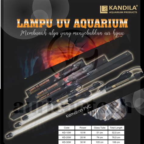 Jual Lampu Uv Kolam Ikan Koi Kandila Big W Watt Aquarium