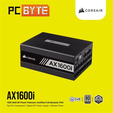 Corsair AX1600i Digital ATX Power Supply Fully Modular PSU 1600W