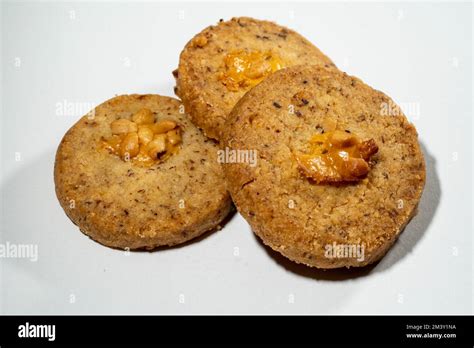 Cookies With Nut Stock Photo Alamy