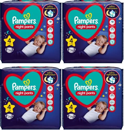 Pampers Pants Night 4 100 Szt 9 15 Kg Pieluchomajtki 12791494688