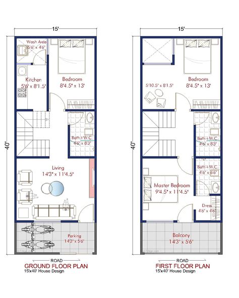 X North Facing House Floor Plan Architego