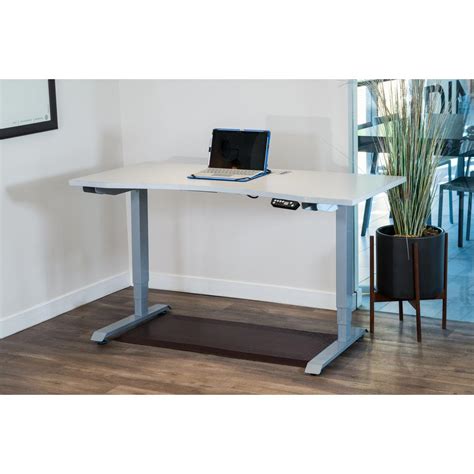 Canary White Electric Height Adjustable Desk Frame Abc592wt The Home