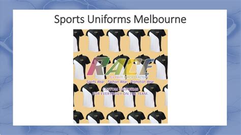 Ppt Sports Uniform Suppliers Australia Powerpoint Presentation Free