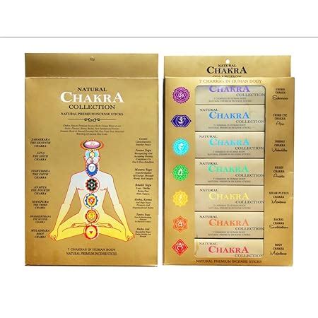 Amazon Ayurvedic Chakra Incense Sticks Collection Set Natural