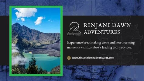 PPT Explore Lombok With Rinjani Dawn Adventures PowerPoint