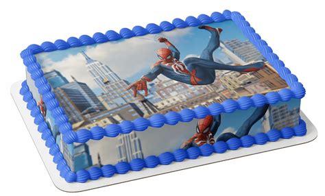 Op Atek Na Tort Spiderman Boki I Napis Oficjalne