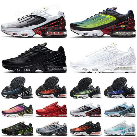 2023 Tn Plus 3 Tuned Men Sports Shoes Laser Blue White Aquamarine Tns Requin Obsidian Hyper ...