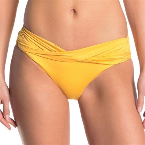 Mossimo Supply Co Swim Mossimo Bikini Bottom Yellow Swimsuit Full