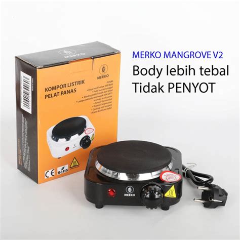 Jual Kompor Induksi Listrik Mini W Merko Mangrove Hot Plate Plat Panas Putih Jakarta