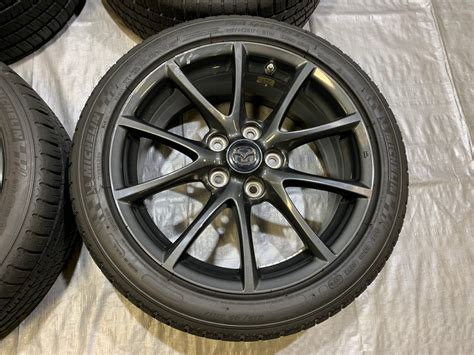 Mazda Mx5 Miata Club Edition 17x7 Wheels Rims W Michelin Tires Set