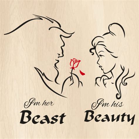 Beauty and The Beast Disney SVG | Beauty And The Beast PNG | Beauty and ...