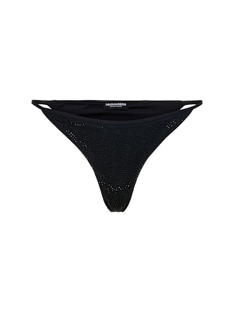 Braguitas De Bikini De Lycra Dsquared2 Mujer Luisaviaroma