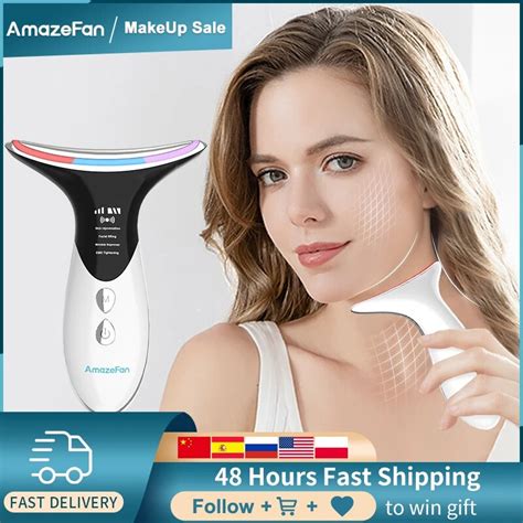 Neck Anti Wrinkle Face Lifting Beauty Device Led Photon Therapy Skin