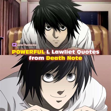 19+ POWERFUL L Lawliet Quotes You'll Love (HQ Images) - QTA