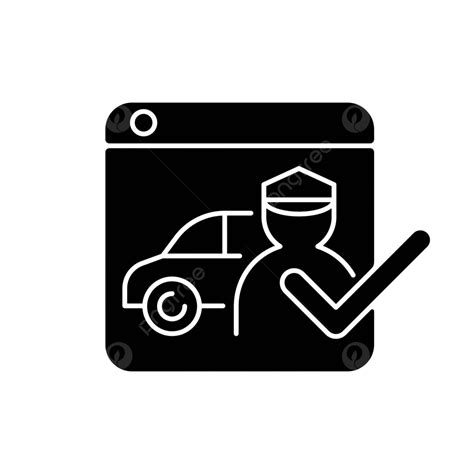 Ride Hailing Platforms Black Glyph Icon Simple Internet Solid Vector