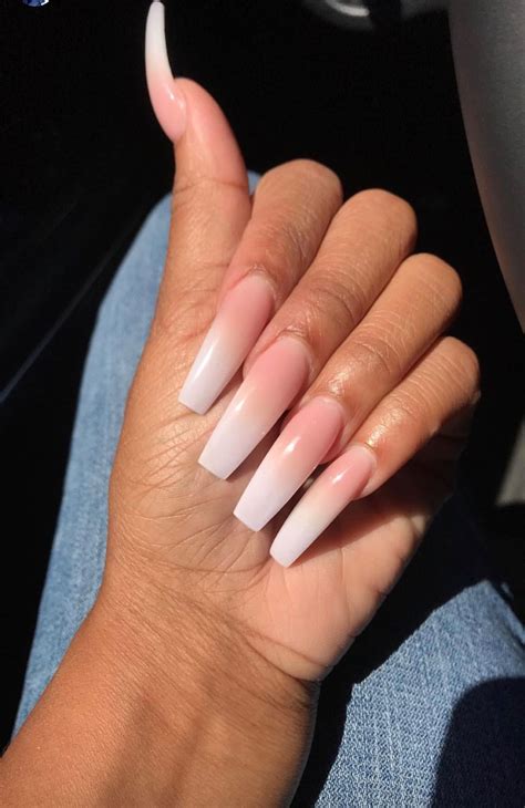 Pin By Savanna On Nailzzzzzz Light Pink Acrylic Nails Long Acrylic