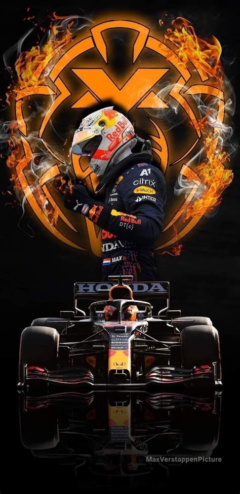 The Red Bull Racing Car With Flames Coming Out Of It S Rear End And