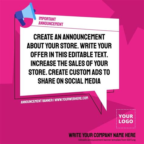 Design Creative Announcement Poster Templates