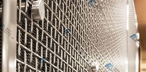 Flat Top Crimped Stainless Wire Mesh Metart Building Tech Co Ltd