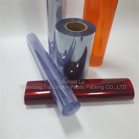 Light Shielding Orange Maroon Brown Color Pvc Pvdc Film Composite Sheet