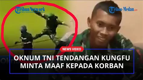 Oknum TNI Pelaku Tendangan Kungfu Di Kanjuruhan Datangi Rumah Korban